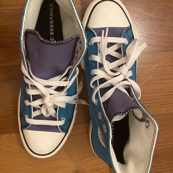 Multi-Blue all star converse - Picture 5 of 13